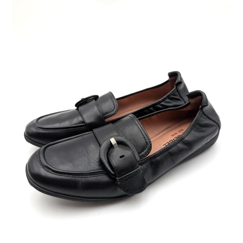 Josef Seibel Fenja 19 Flat Shoes Women's Slip-On Black Size US7.5 EU38